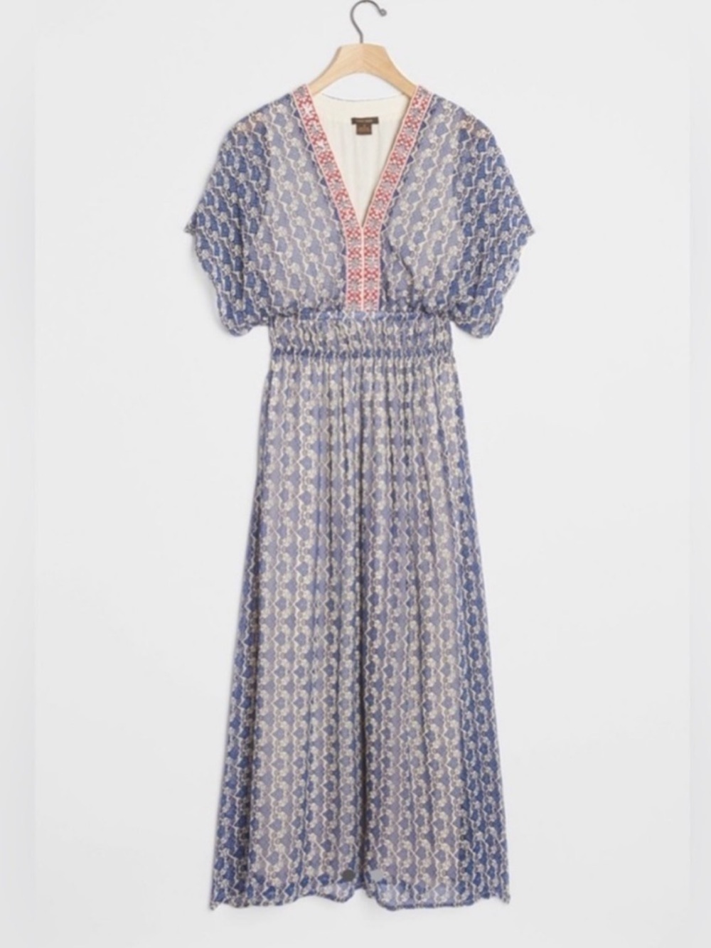 Vineet Bahl Anthropologie Oda Embroidered Maxi Dress - Picture 8 of 8